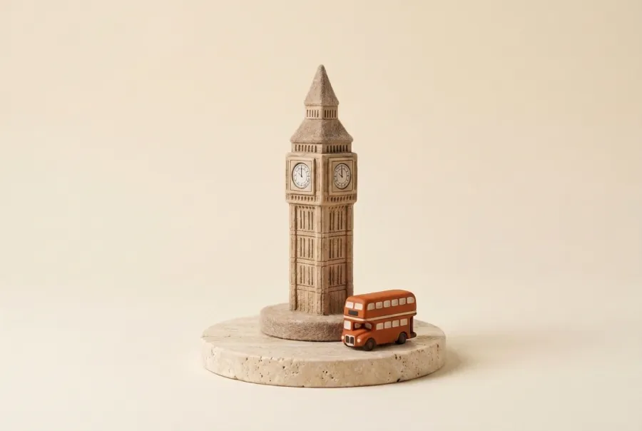 Clay miniature of Big Ben, for London